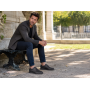 Pantofi barbati casual din piele naturala - Model Negru GKRSPORTN